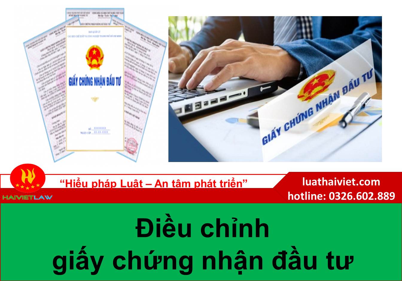 điều chỉnh giấy chứng nhận đầu tư