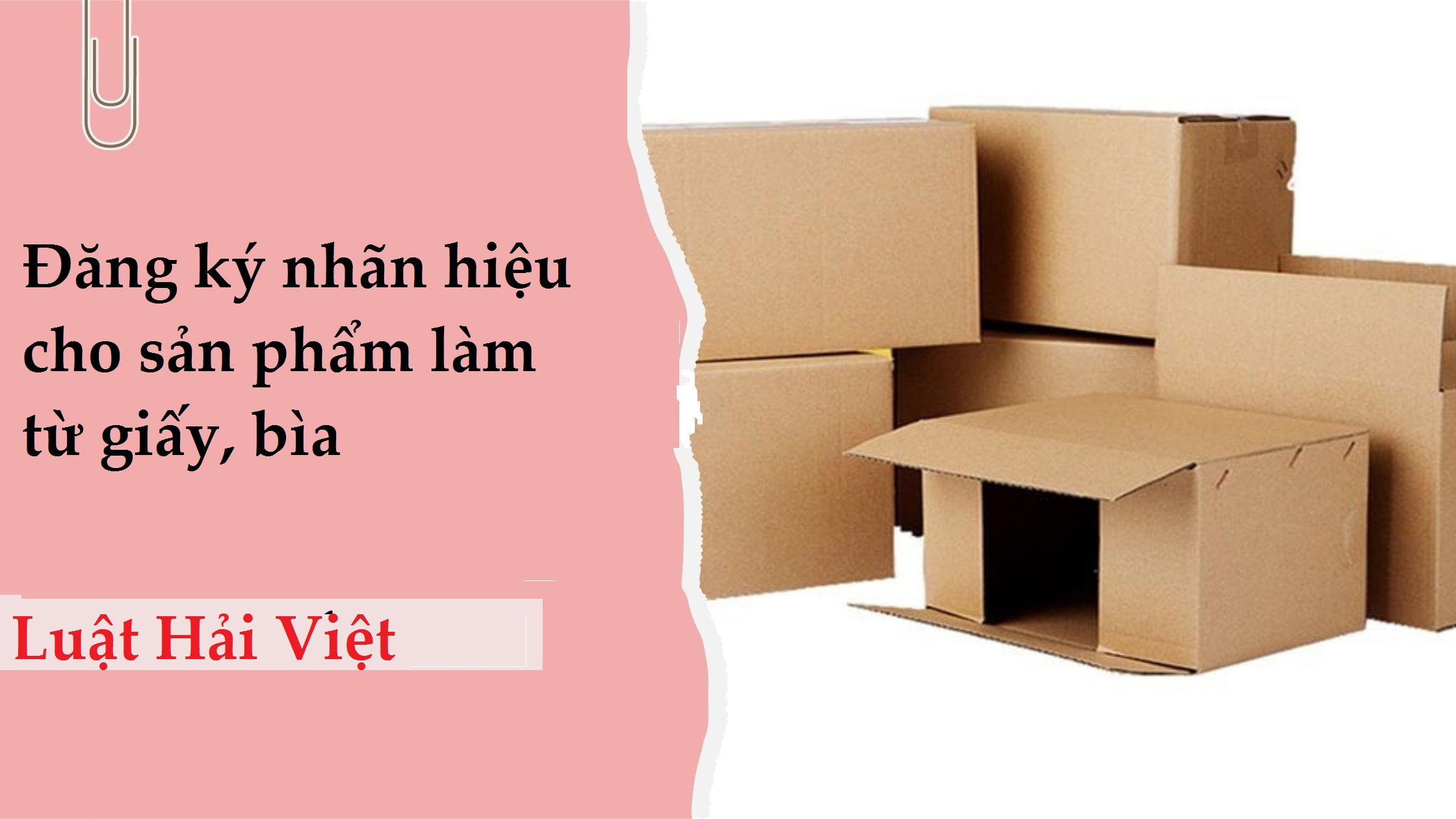 Đăng ký nhãn hiệu cho sản phẩm làm từ giấy bìa
