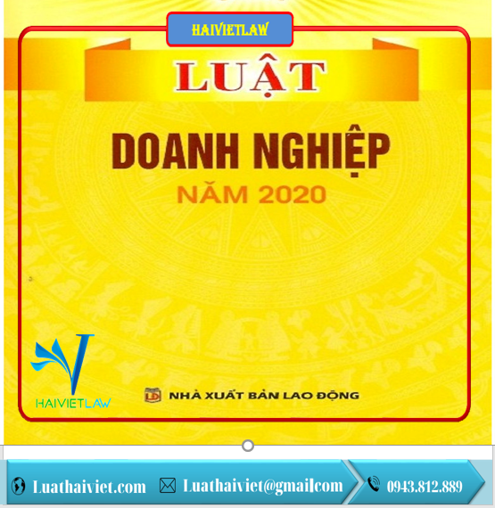luat doanh nghiêp năm 2020 có hiệu lực từ ngày 01/01/2021
