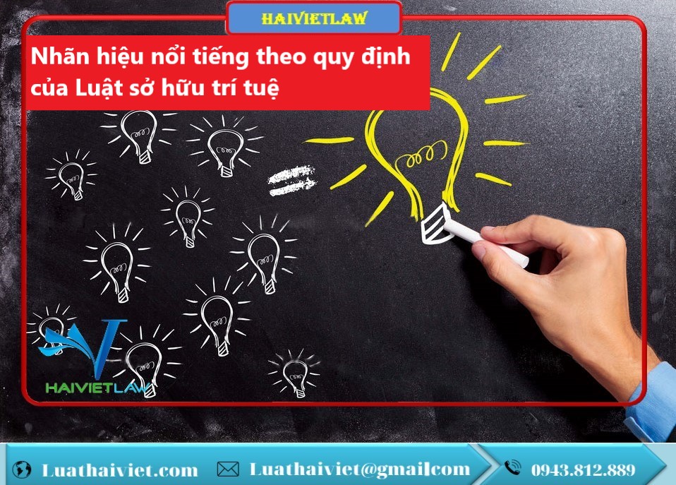 Nhãn hiệu nổi tiếng theo quy định của Luật sở hữu trí tuệ